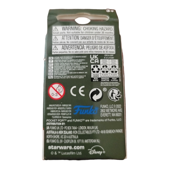 Funko Pocket Pop Keychain Star Wars Fennec Shand Book Of Boba Fett Vinyl Figure - Picture 5 of 8